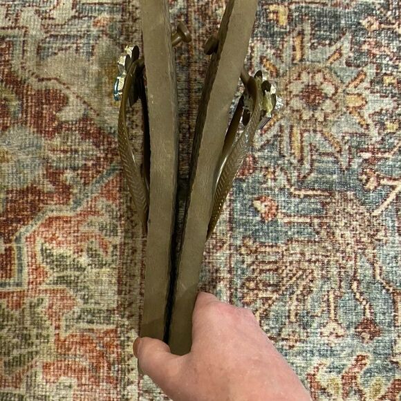 Rue 21 jewel embellished flip flops - Picture 6 of 8